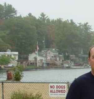 Bill at Kobits Pond house